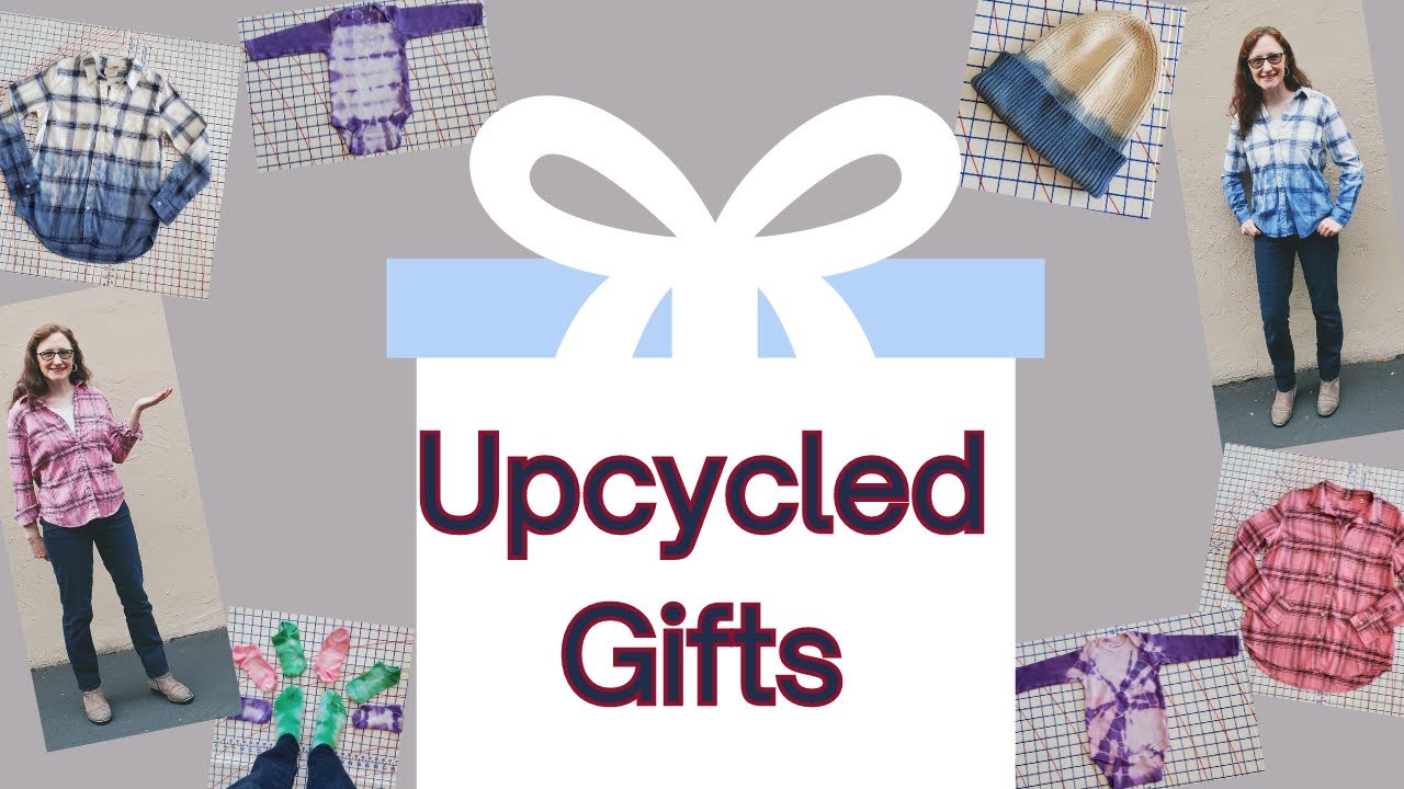 Upcycled Gifts- easy DIYs with tie dye!