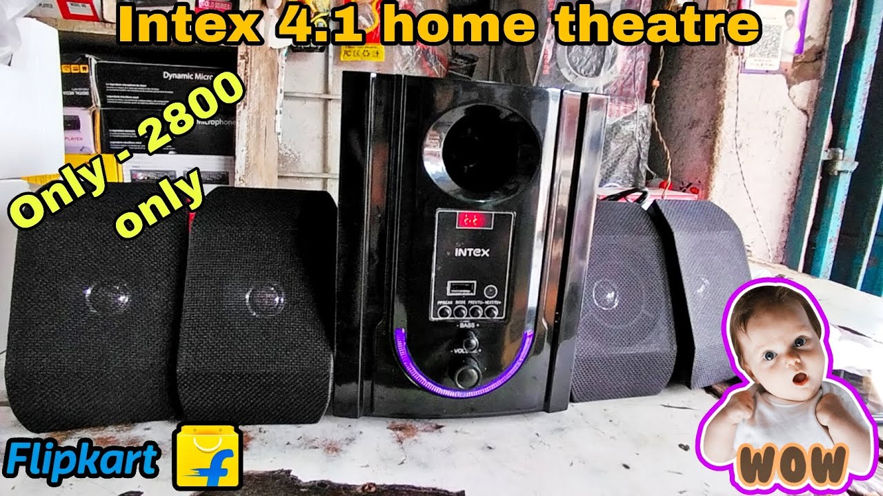 Intex 4.1 home theatre review and sound check 😱😱 // GT Tech Review