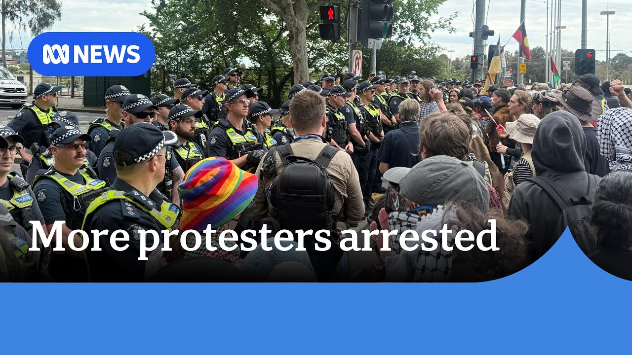 Further arrests made over violent protest clash in Melbourne CBD | ABC NEWS