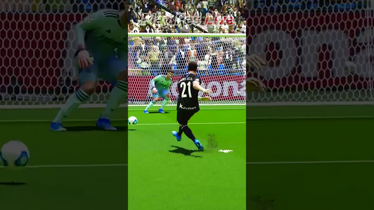 Andre Silva Penalty Kick vs Real Madrid #efootball #pes