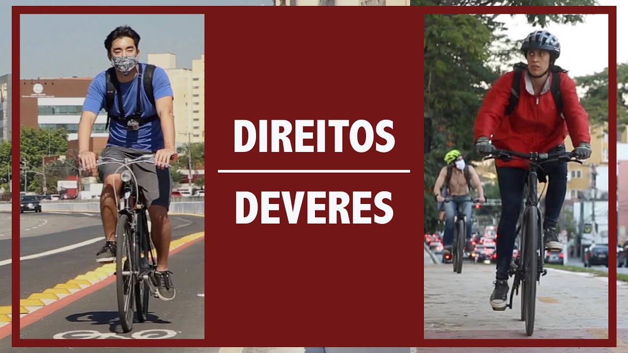 DIREITOS E DEVERES DOS CICLISTAS - O QUE DIZ A LEI