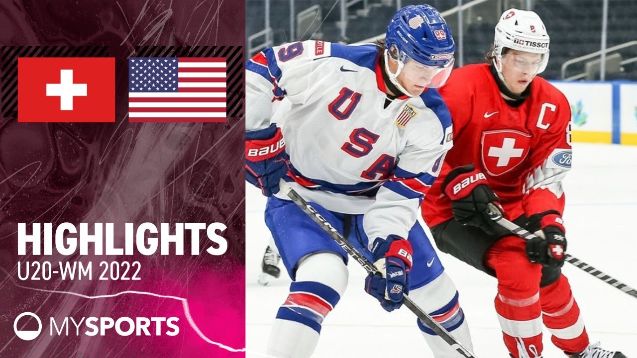 Schweiz vs. USA 1:7 – Highlights U20-WM | World Juniors 2022