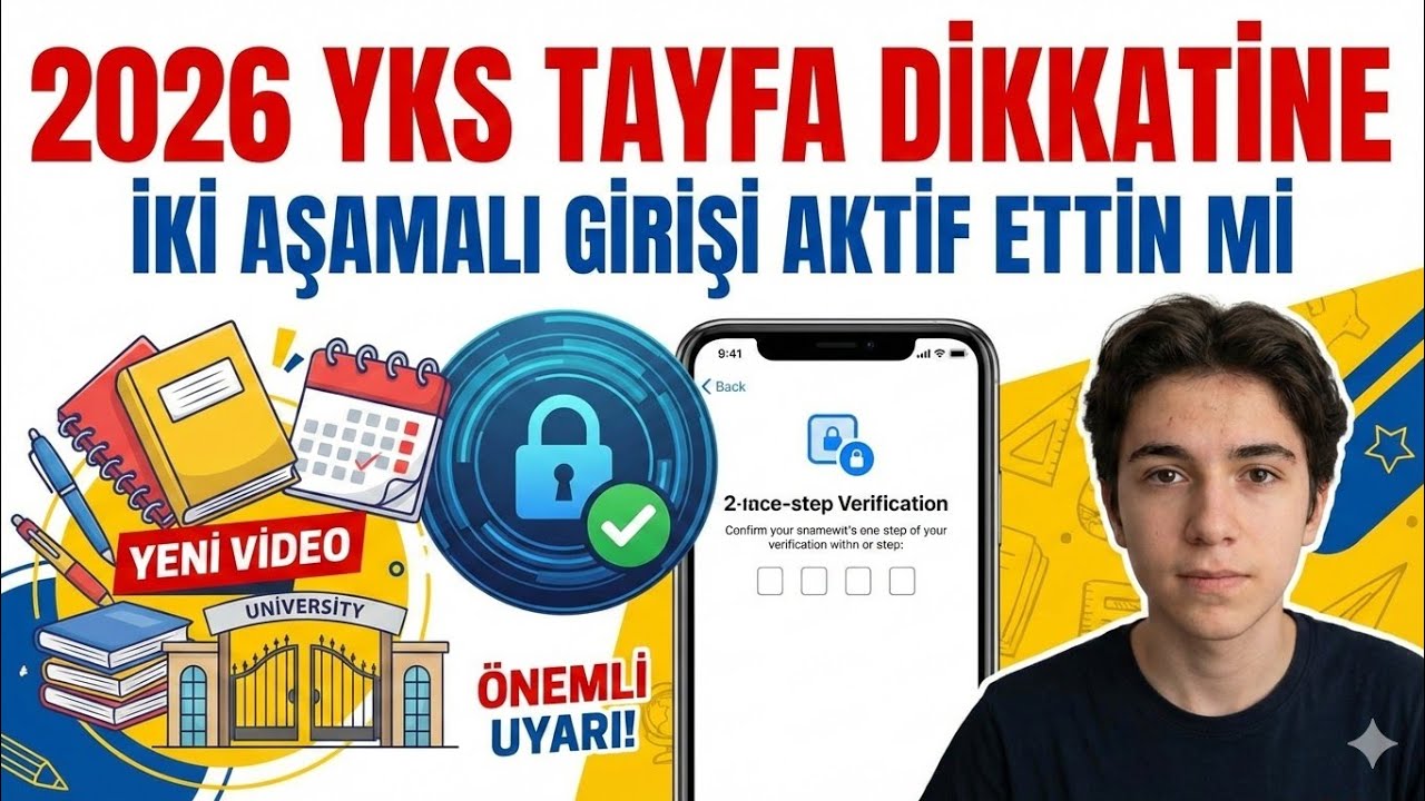 2026 YKS TAYFA!!! İKİ AŞAMALI GİRİŞİ Mutlaka AKTİF ET!