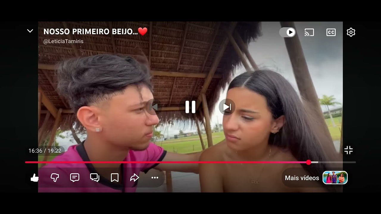 Meu deus gentee eles se beijaram tô muito feliz Agora só falta o taspio é a lavinia #Letícia tamires