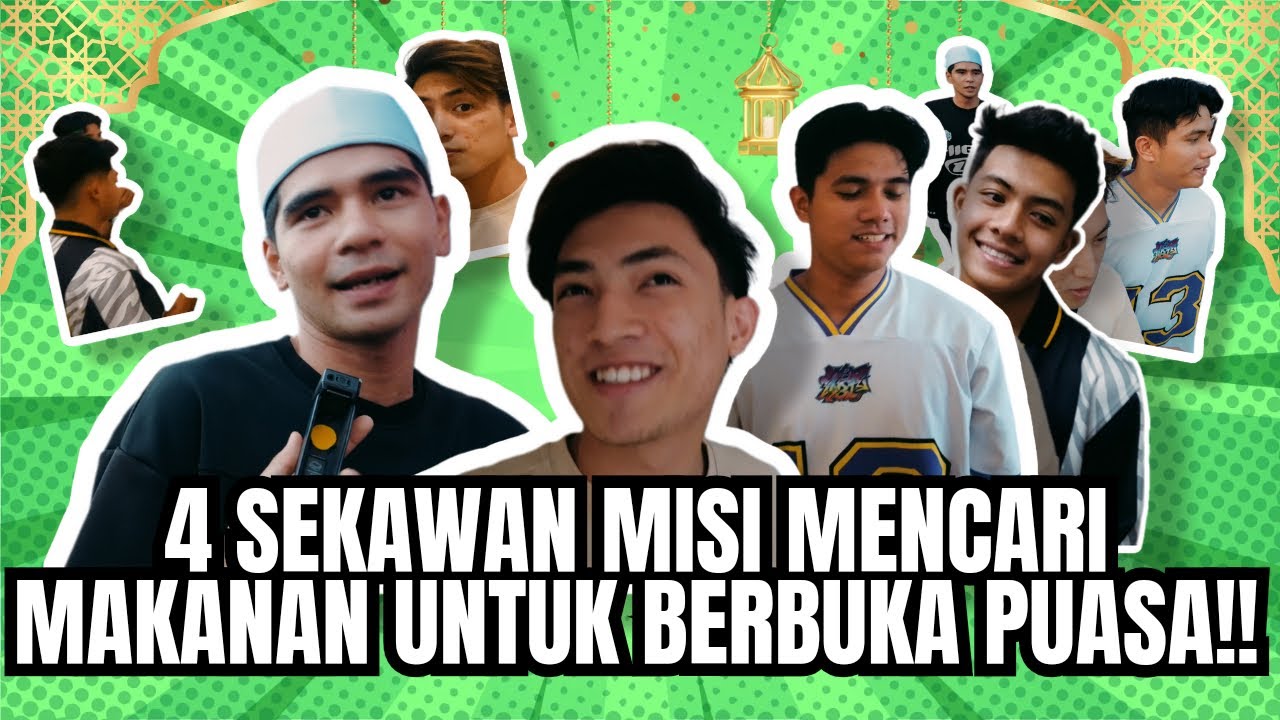 AJAK 4 SEKAWAN PERGI KE BAZAR UNTUK BERBUKA?!.KANTOI KANDA TAK PUAS4!!