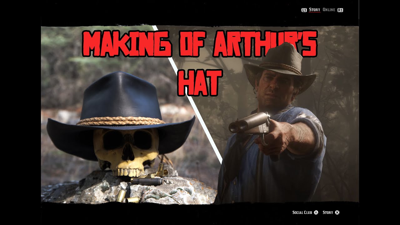 Making of Arthur Morgan's Iconic Hat | RDR2 ASMR