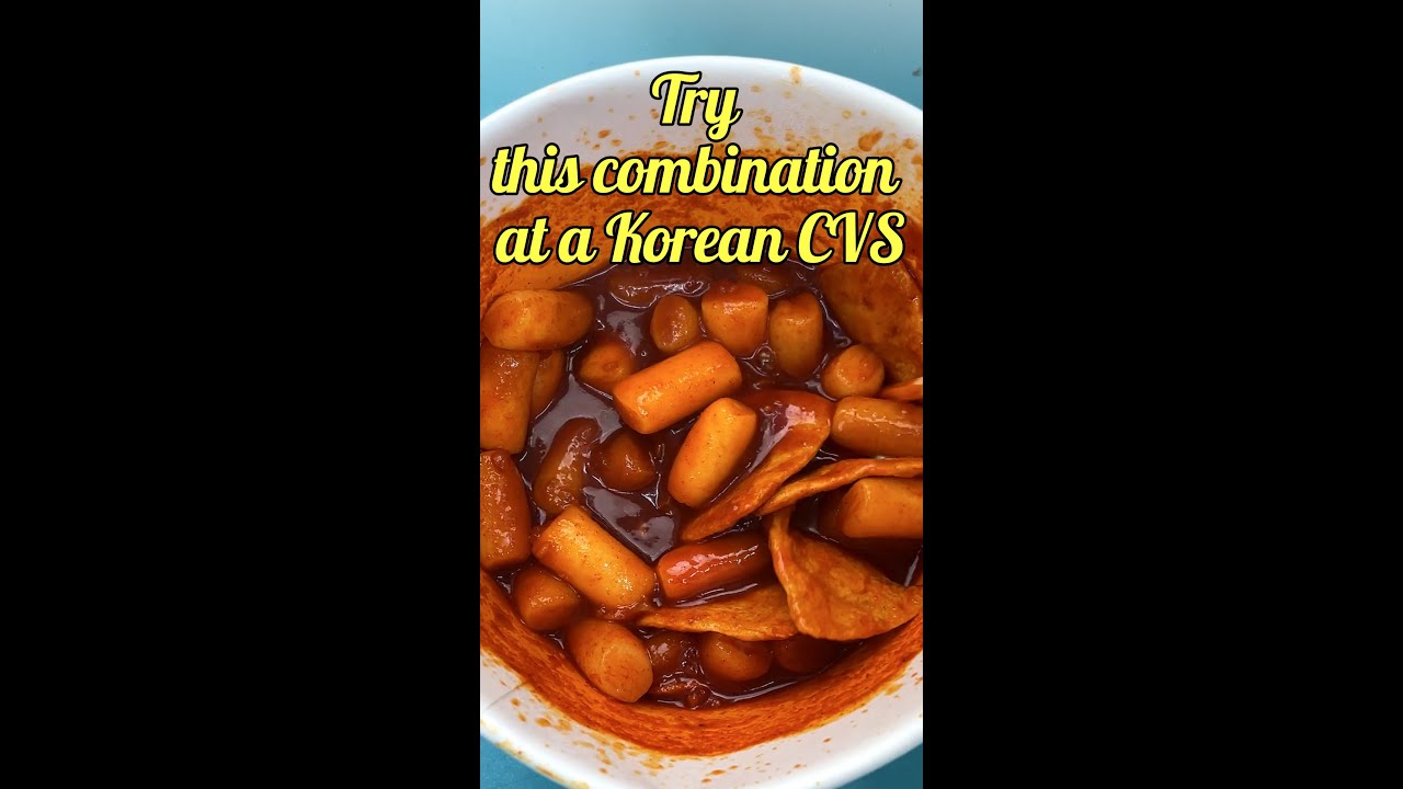 TTEOKBOKKI and KIMBAP for only $4.06 at Korean convenience store!