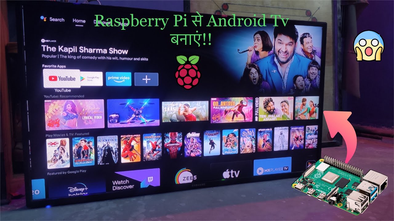 Raspberry Pi Android TV Pi 4 | Turn Any TV Into Android Smart TV With Raspberry Pi