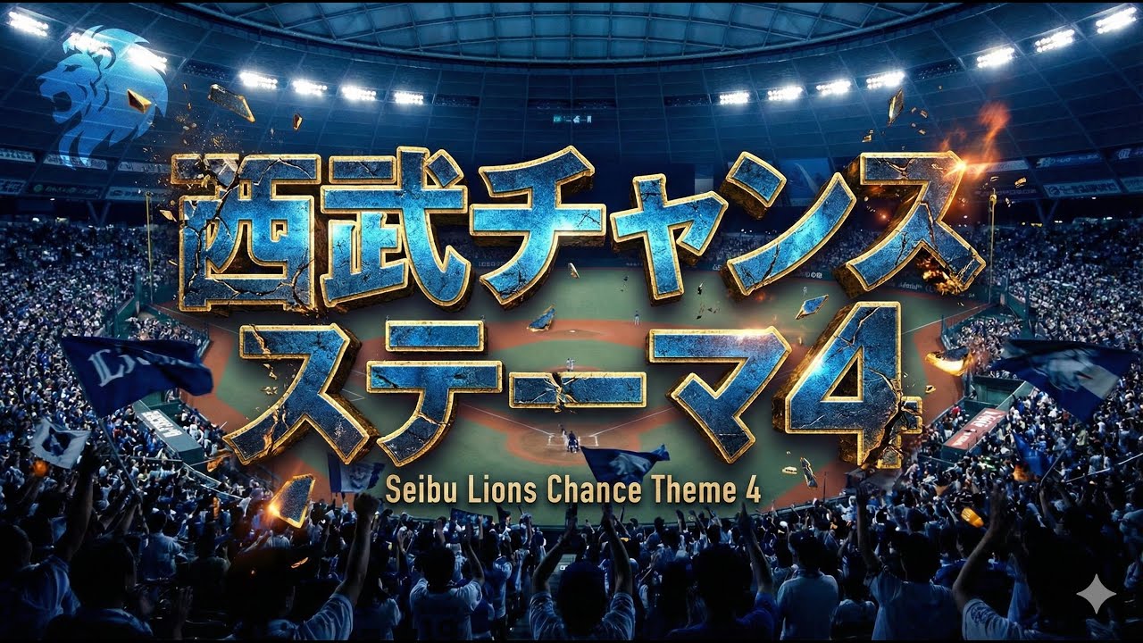 【聞き流し】西武チャンステーマ4 #応援歌 #プロ野球 #埼玉西武ライオンズ