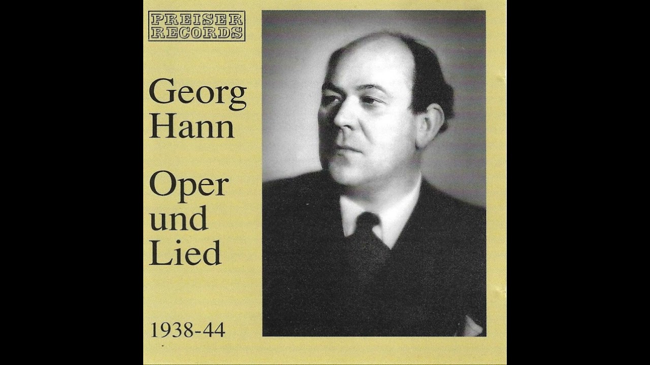 Georg Hann sings Hans Sachs (Die Meistersinger von N&uuml;rnberg)