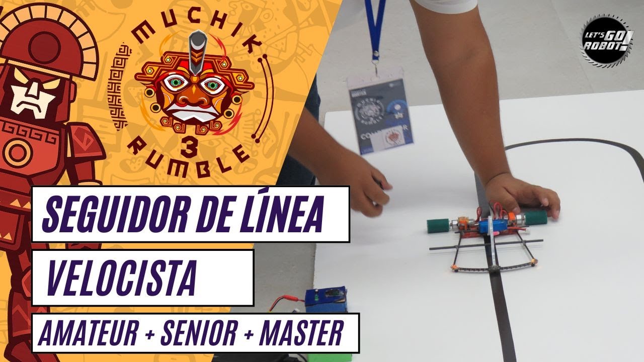 Seguidor de Línea Velocista - Muchik Rumble UPAO 3 (Trujillo, Perú)
