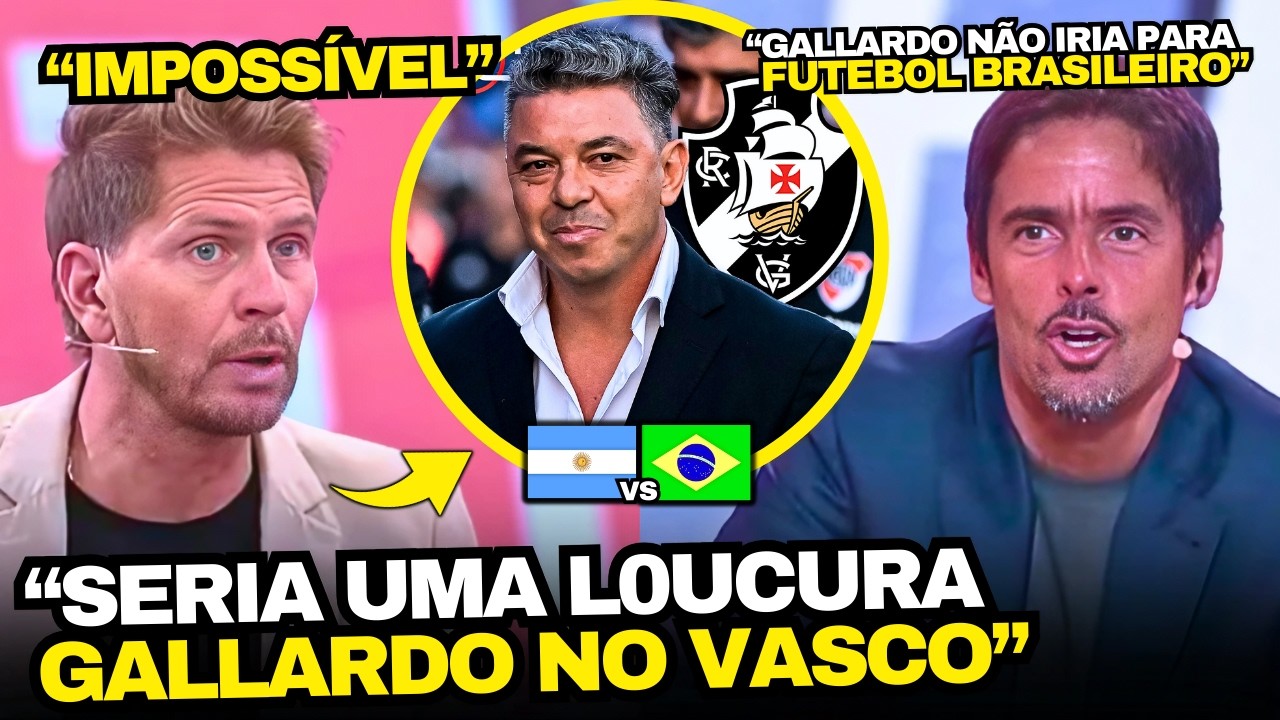 TV ARGENTINA INCRÉDULA COM INTERESSE DO VASCO NO GALLARDO