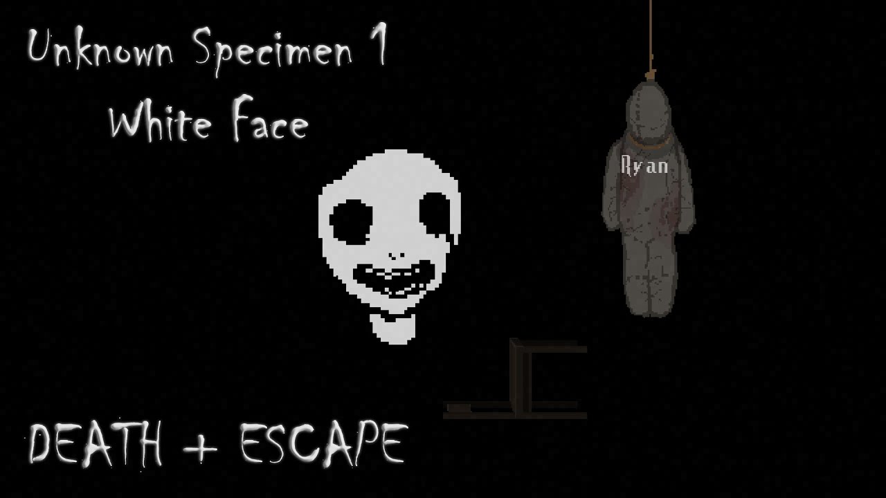Spooky's Jump Scare Mansion | Unknown Specimen 1 (White Face) DEATH + ESCAPE!