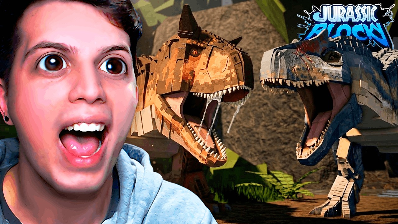 JURASSIC BLOCKY VIROU UM FILME E EU POSSO PROVAR!! | Fera React
