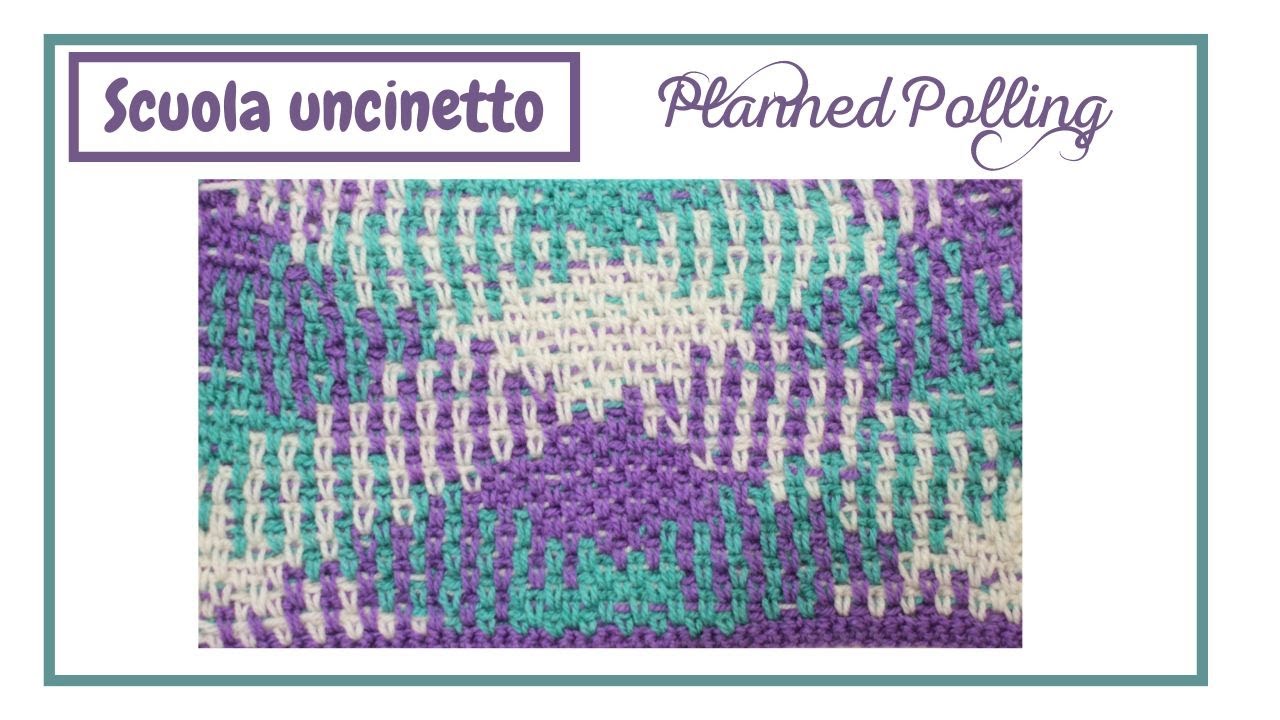 Scuola uncinetto: Planned Pooling, tecnica con catenella