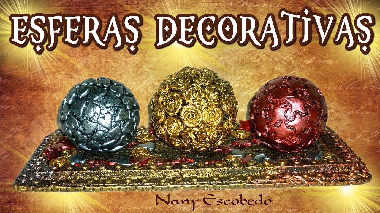 ESFERAS DECORATIVAS