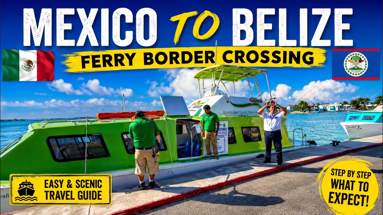 Mexico to Belize Border Crossing at Chetumal to San Pedro