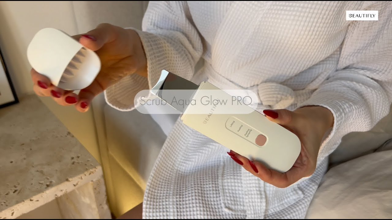 Scrub Aqua Glow PRO Ultraschallpeelinggerät: Revolutionäre Hautpflege | Beautifly