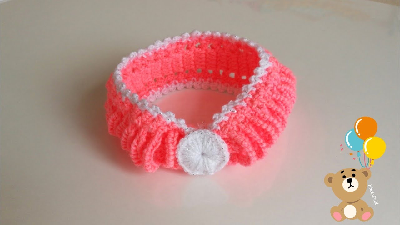 Tığ İşi  Sac Bandı💗Bandana Nasıl Örülür?