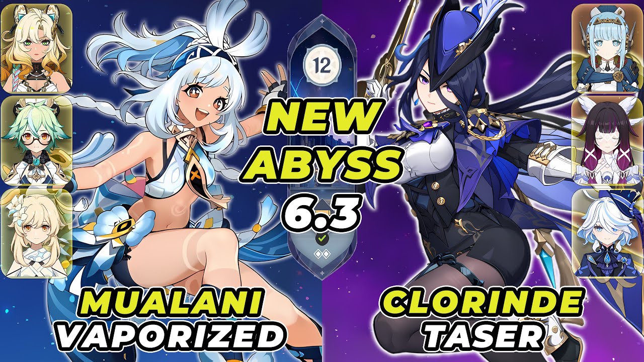 Mualani & Clorinde | Teams DESTROY NEW! Spiral Abyss 6.3 | Genshin Impact