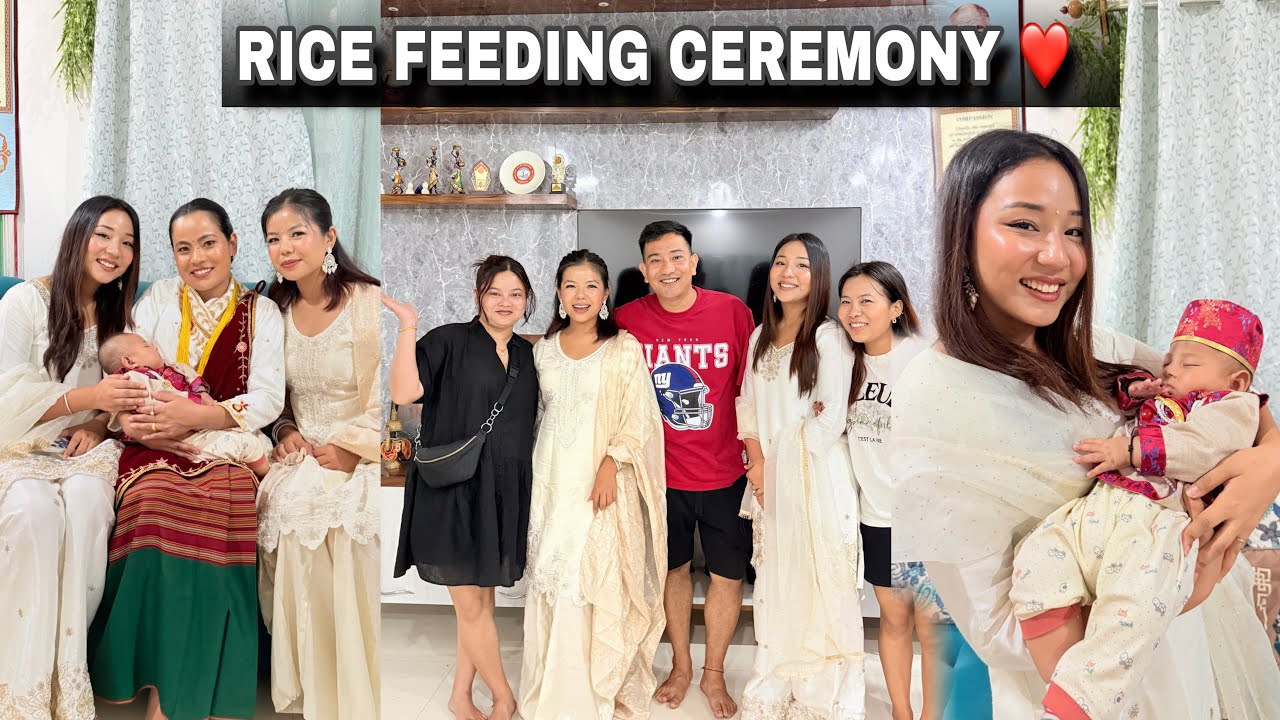 @passangmoktan ra @czzlingroynee LAI JISKAWDEI 😝❤️ NANI KO RICE FEEDING CEREMONY MA FUN 🤩 