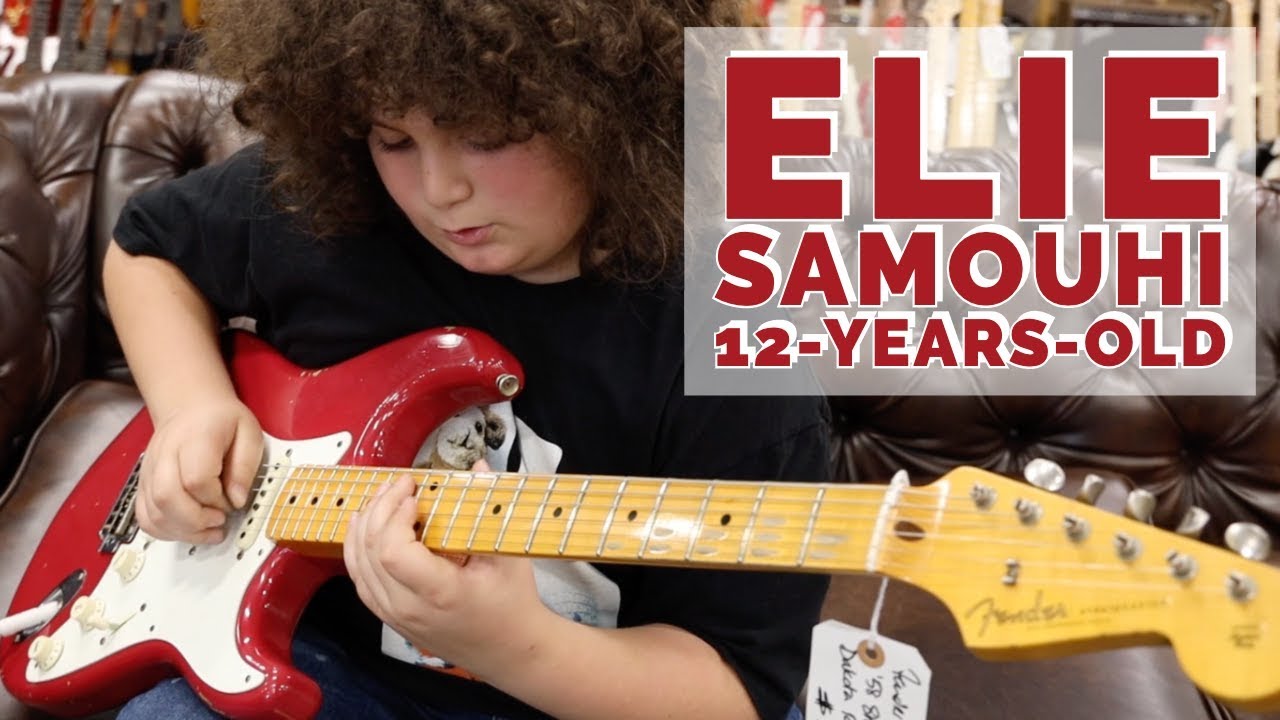12-летний Эли Самуи с Майклом Леммо | Fender Custom Shop '58 Stratocaster