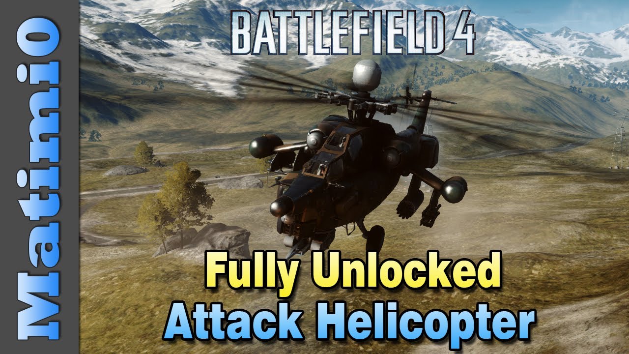 Fully Unlocked Attack Helicopter - Double Vision - Battlefield 4