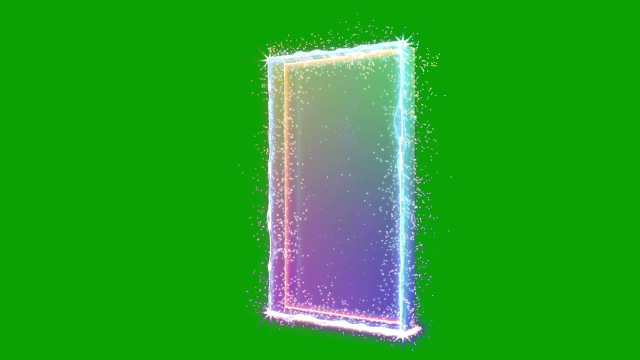 Green Screen Cosmic Portal Opening.