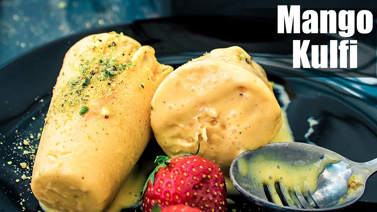 Easy No Cook Mango Kulfi Recipe | Indian Style Frozen Dessert Recipe | Aam Ki Kulfi Recipe