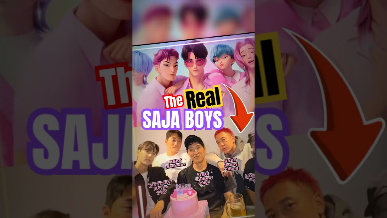 The Real Voices of Saja Boys 🎤✨ | Kpop Demon Hunter #shorts