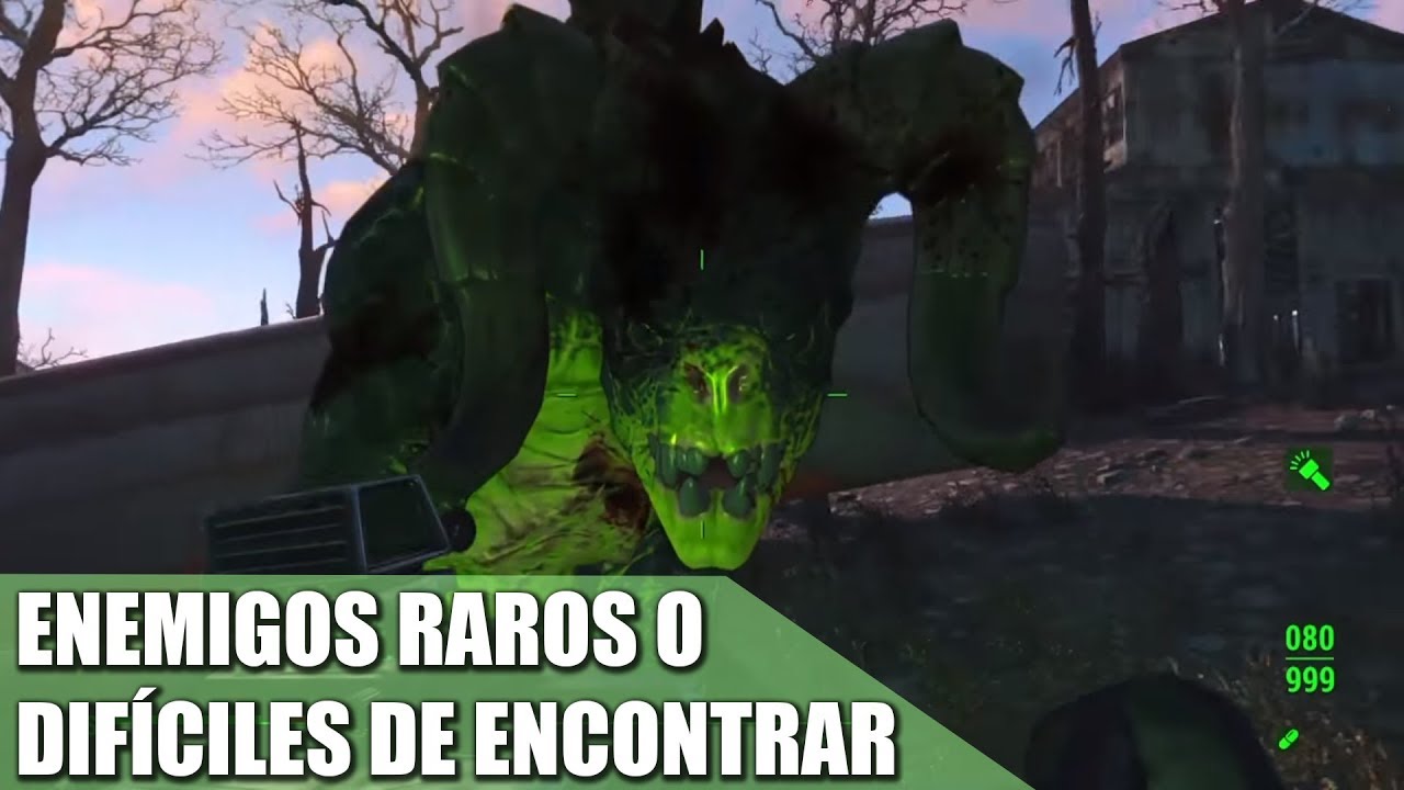 FALLOUT 4 | TOP 10 ENEMIGOS POCO COMUNES O DIF&Iacute;CILES DE ENCONTRAR | (DLC&acute;S INCLU&Iacute;DOS)