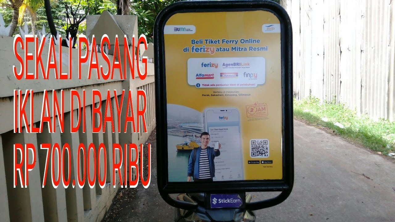 AYO PASANG IKLAN DI MOTOR ANDA DI BAYAR RP 700 RIBU