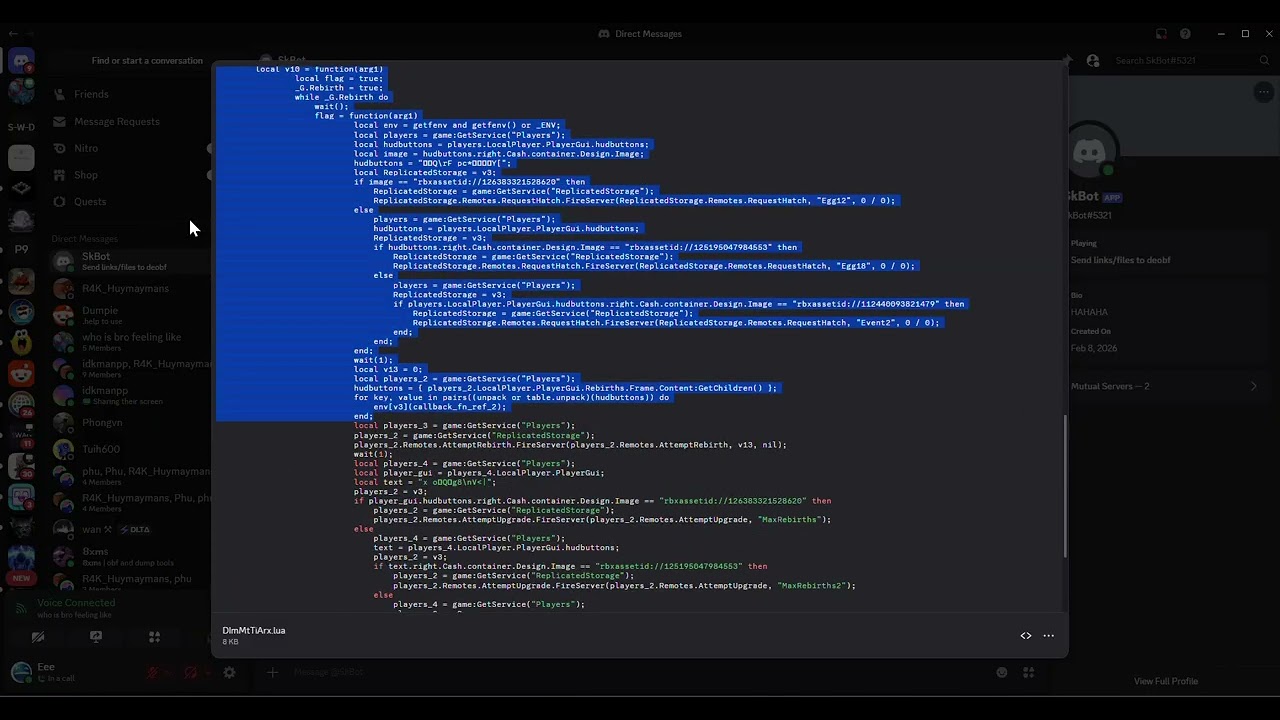 Roblox WeAreDevs Deobfuscator [FREE Discord Bot]