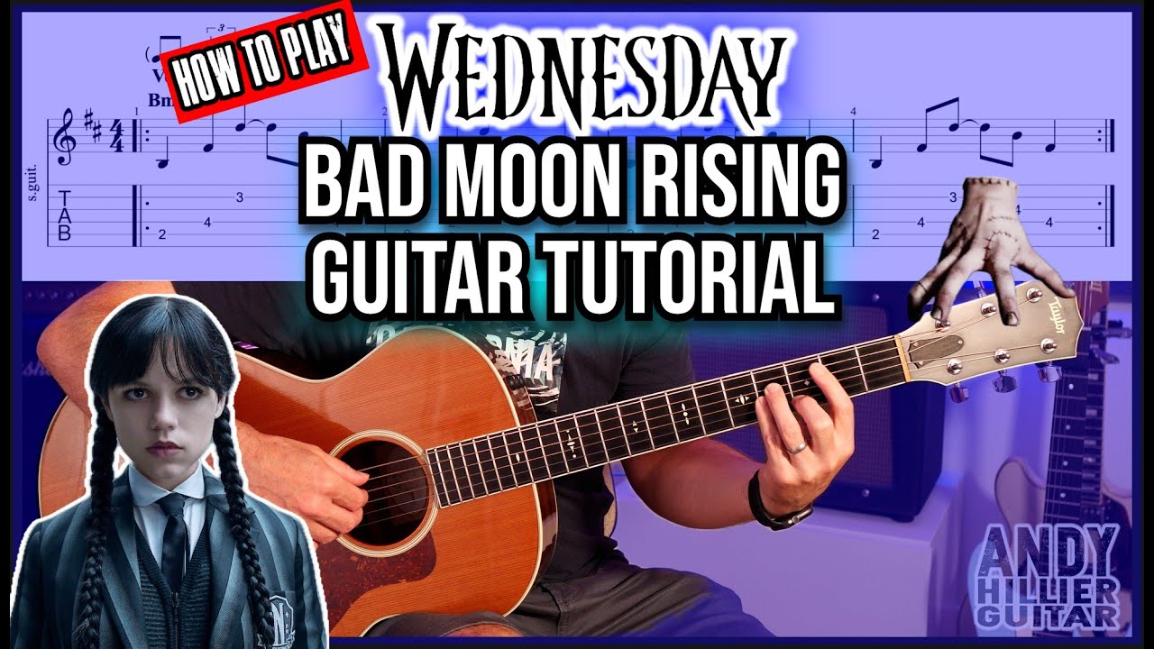 Bad Moon Rising – среда, сезон 2 | Урок игры на гитаре
