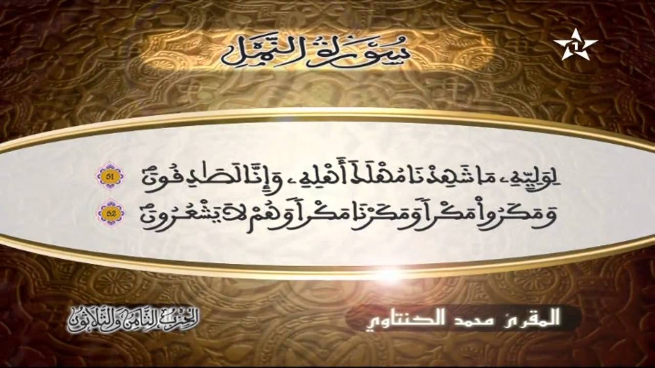 سورة النمل | المقرئ محمد الكنتاوي