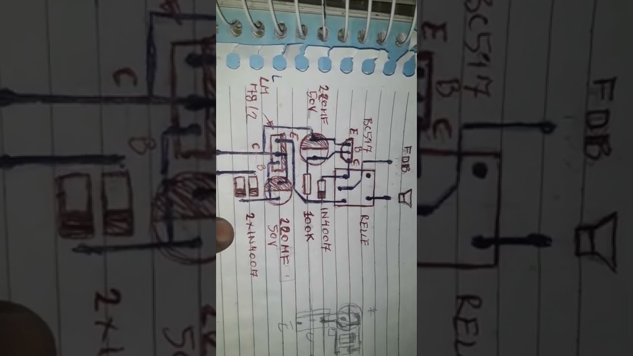 Como Fazer um Circuito Delay/Retardo Para O Amplificador com LM 7812