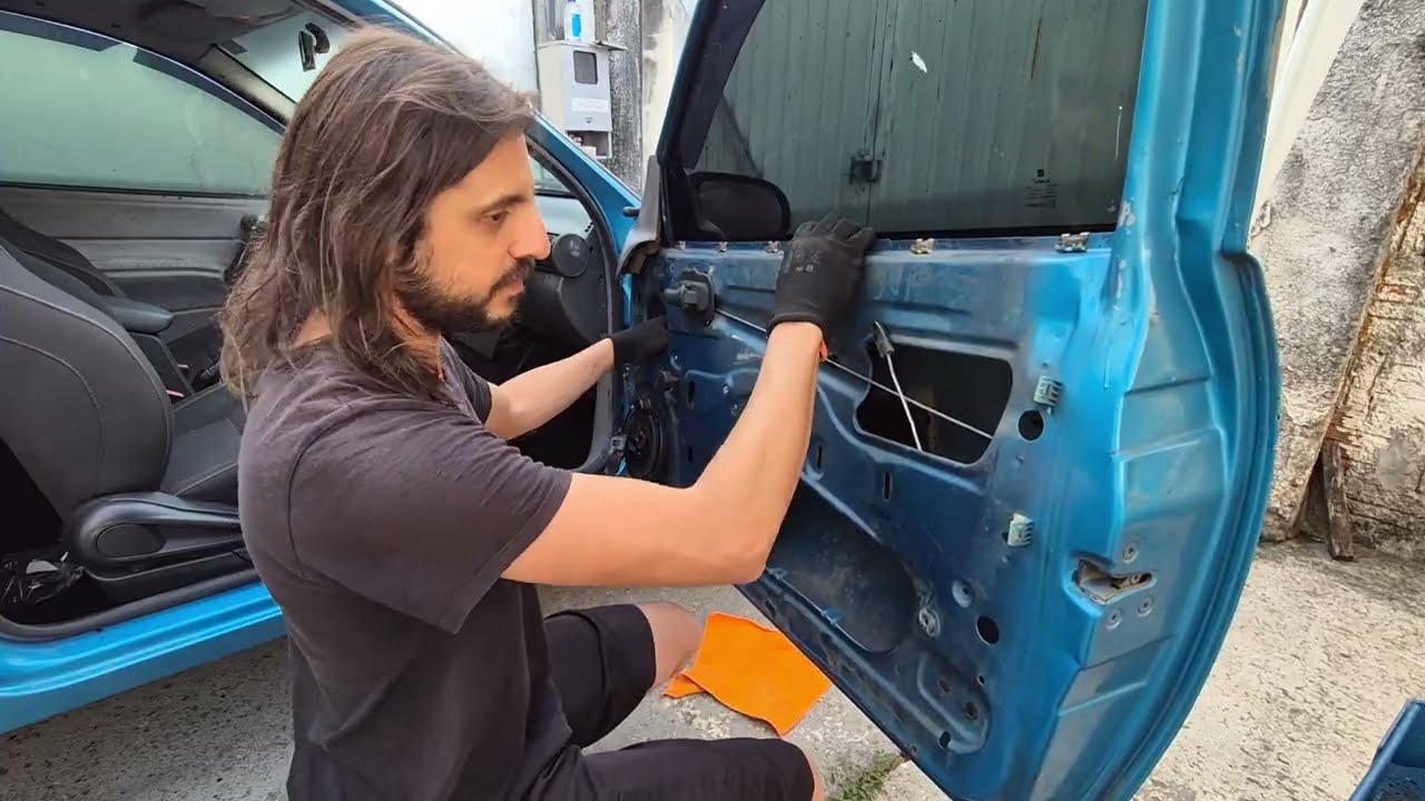 Vidro da porta do Corsa Wind caiu! Veja como arrumei passo a passo