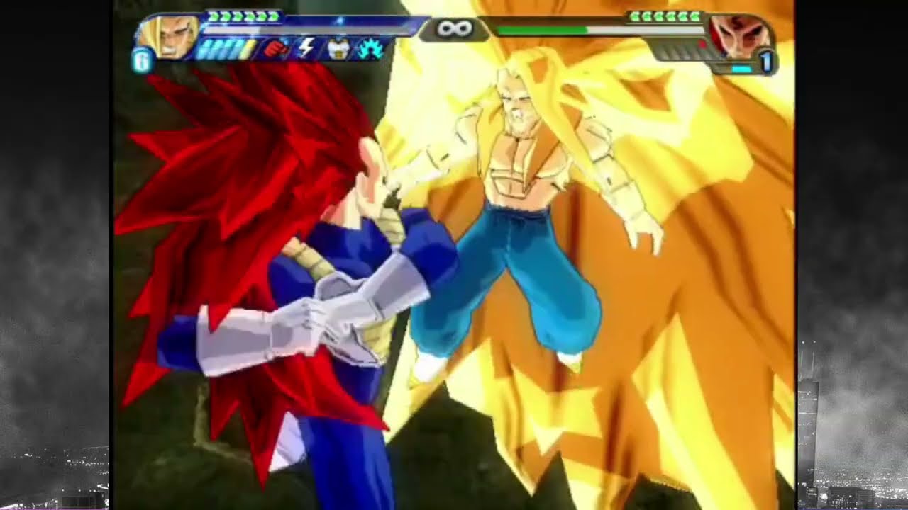vegeta ya palmo (dbz bt3 mod )
