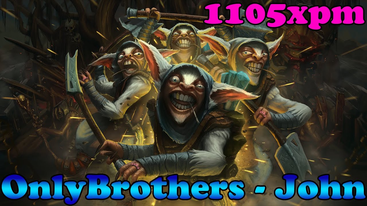 Dota 2 - OnlyBrothers - John plays Meepo Stream - Ranked Match Gameplay !