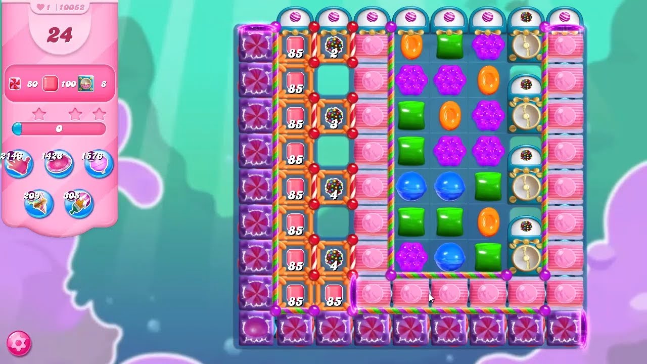Candy Crush Saga Level 10052 NO BOOSTERS