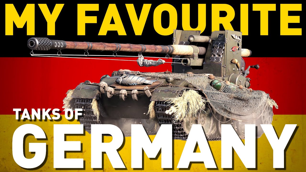 My TOP TANKS of GERMANY in World of Tanks!
