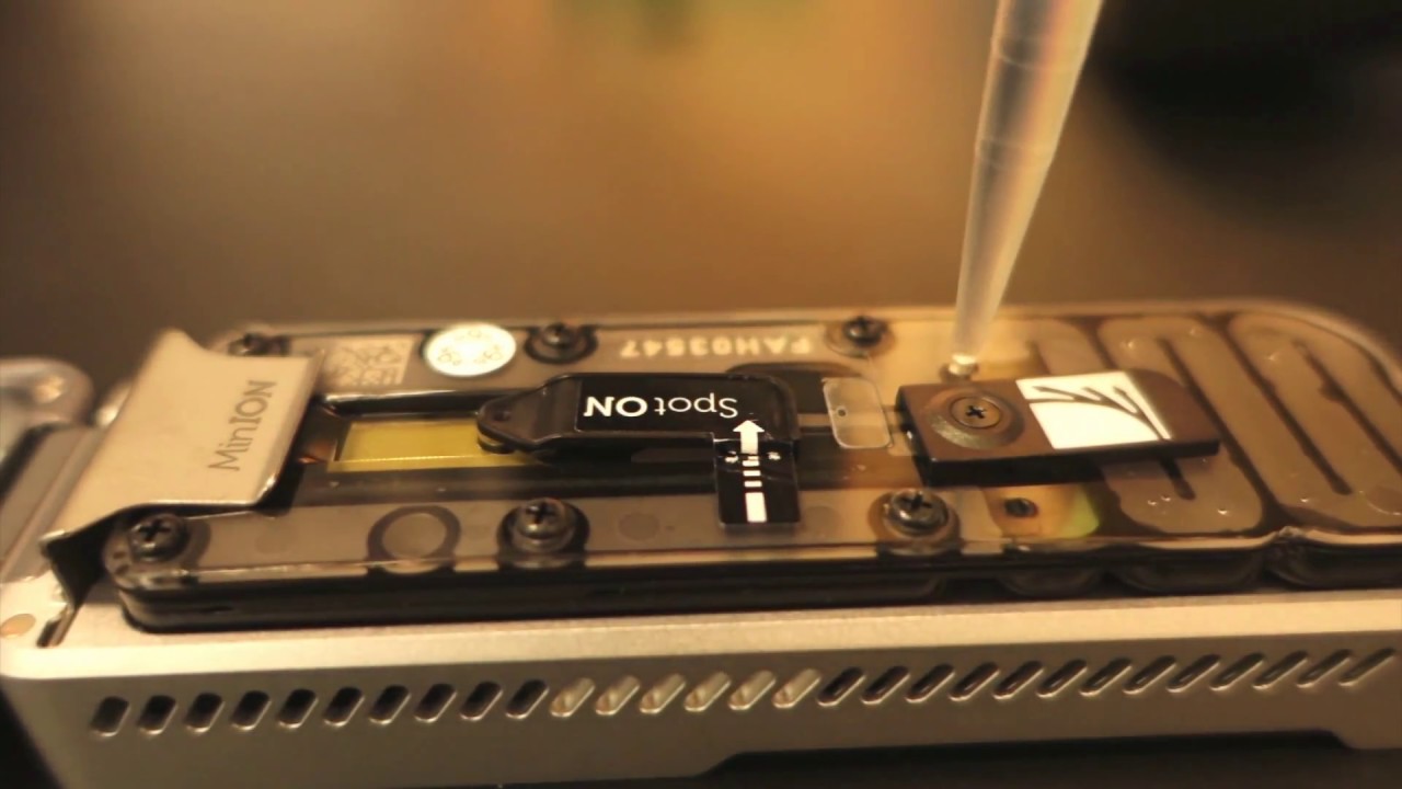 Loading a Oxford Nanopore flow cell