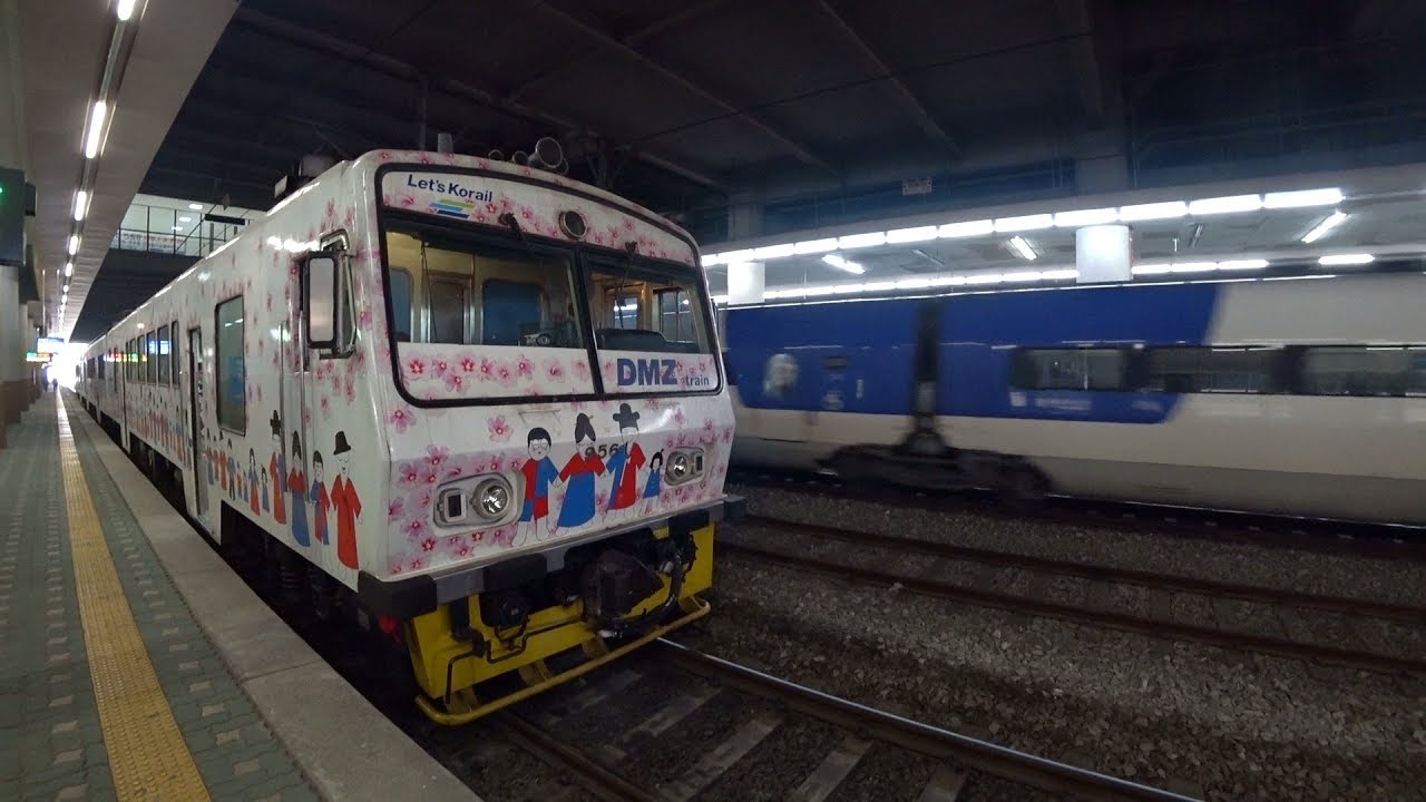 코레일 백마고지행 평화생명관광열차(DMZ-Train) 경원선 청량리역 대기