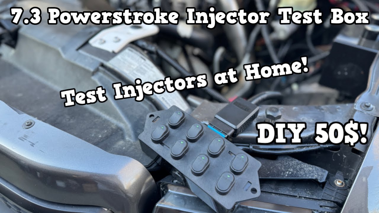 7.3 POWERSTROKE RUNNING ROUGH? WATCH NOW - INJECTOR TESTING AT HOME!