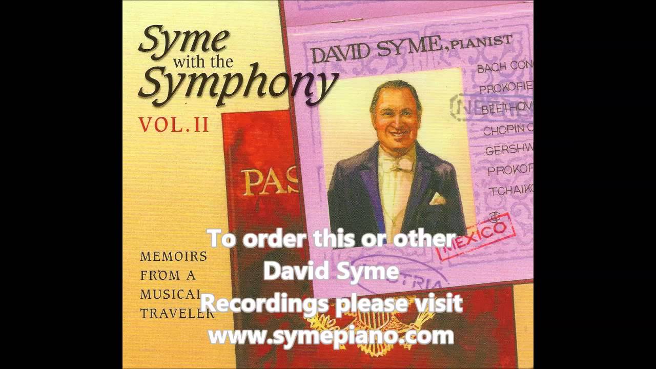 David Syme - III. Allegro Agitato, Gershwin Concerto In F