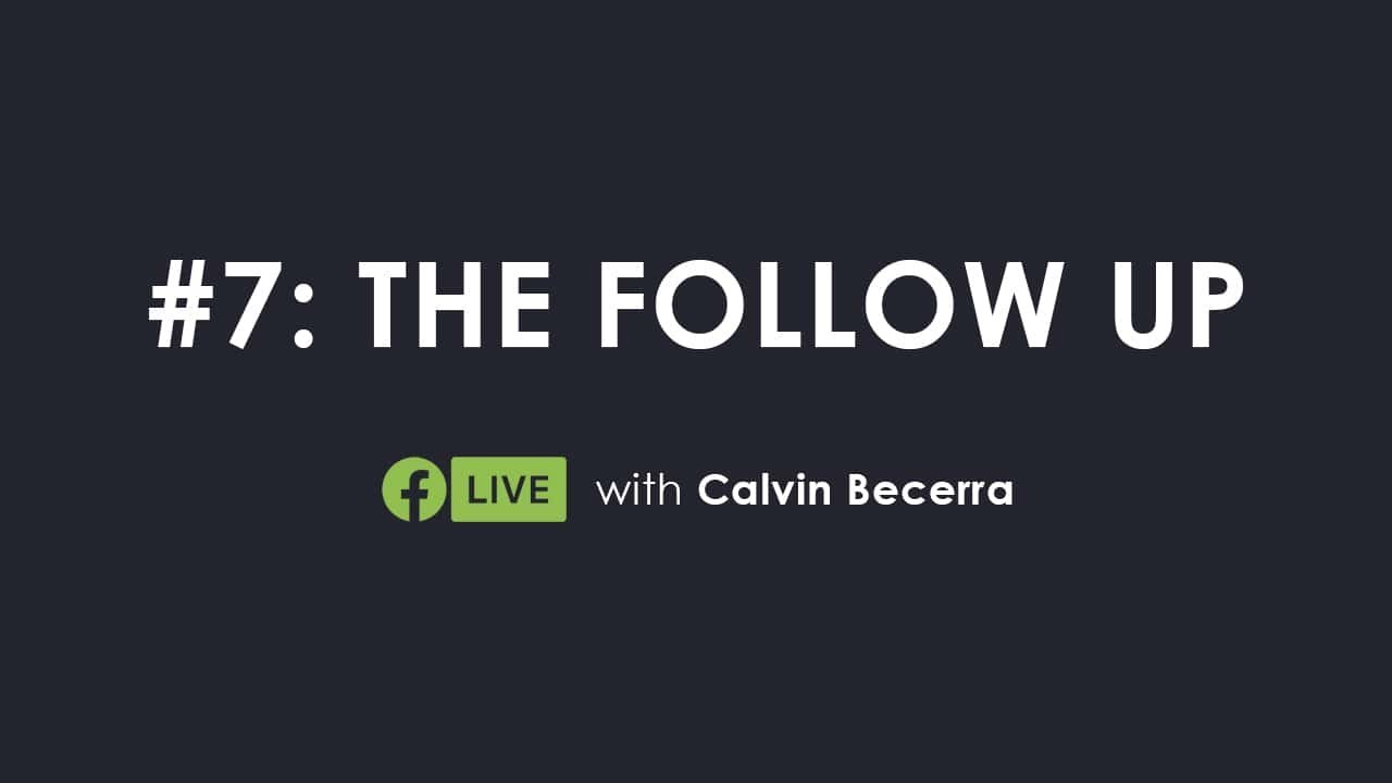 The 90 Day Run: The Follow Up | Calvin Becerra