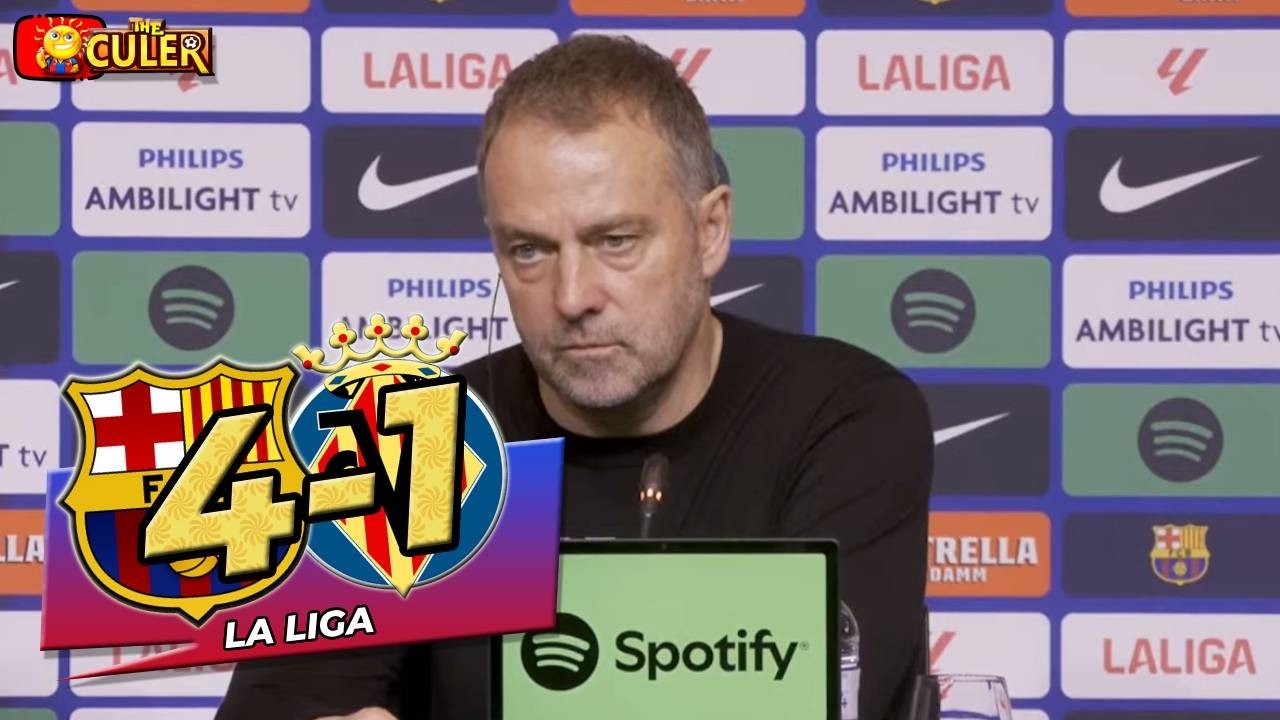 Rueda prensa HANSI FLICK: FC BARCELONA 4-1 VILLARREAL CF