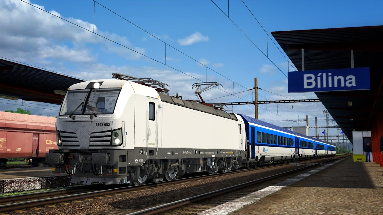 Train Simulator Classic, R 616 Krušnohor (Praha hl.n.) Ústí nad Labem - Chomutov (Cheb)