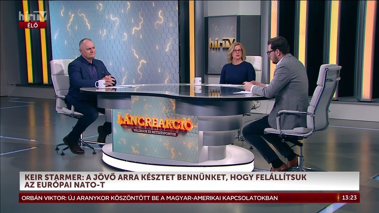 Láncreakció - Egy európai NATO létrehozását sürgeti a brit miniszterelnök - HírTV