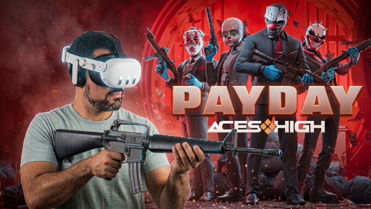 I Tried the Newest VR Heist Game - Payday Aces High